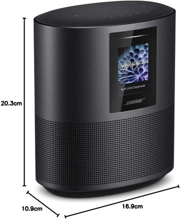 Домашня колонка Bose 500 із вбудованими Storeo Alexa та Google Assistant чорна