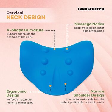 Розтяжка для шиї Комфорт та полегшення болю за допомогою декомпресії шийки матки розслабляє шию ультрам'який, натуральний кондиціонер для вигинів, виготовлений з високоякісного волосся