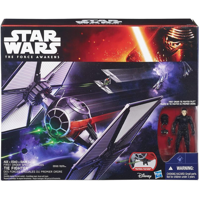 Зоряні війни Hasbro B3920EU4 - E7 First Order Special Forces Tie Fighter Multi