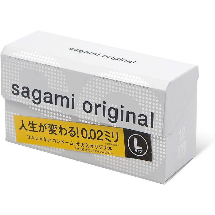 Упаковка Sagami Original 0,02 мм великого розміру 12 шт. Краса та здоров'я (імпорт з Японії)