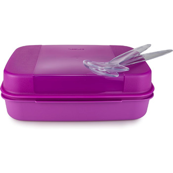 Л Purple Bellevue для зберігання Коробка для зберігання Apollo Lunch Box Коробка для печива (включаючи офіціанти салату Eleganzia), 2.5