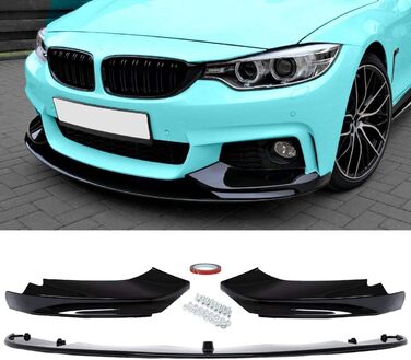 Автозапчастини DM Передній спойлер Sport Performance Gloss Black підходить для пакета F32 F33 F36 M