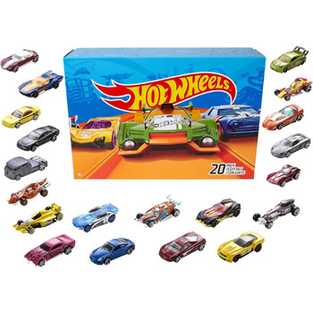 Набір машинок Hot Wheels, упаковка з 20 шт. , різні моделі іграшкових машинок, масштаб 164, з реалістичними деталями, іграшка-автомобіль, стилі різняться, іграшка від 3 років, V6697 Single