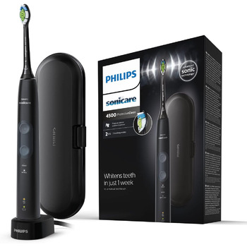 Звукова електрична зубна щітка Philips Sonicare ProtectiveClean 4500 (модель HX6830/53) Чорний