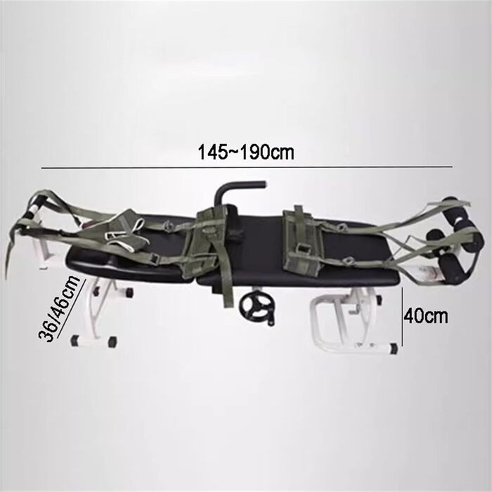 Шийні хребці та поперекове масажне ліжко, розкладний масажний столик, пристрій для фізичного зцілення, портативний пристрій для розтягування поперекового відділу, шириною 36 см
