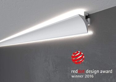 Ліпна стрічка LightGuard 2.0 I Red Dot Award Світлова стрічка для непрямого світлодіодного освітлення I не вимагає алюмінієвої світловідбиваючої стрічки, 002 -