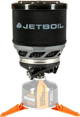 Система приготування їжі для кемпінгу та рюкзаків Jetboil MiniMo з регульованим регулюванням нагріву Вуглецеве волокно