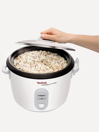 Рисоварка Tefal RK1011 Попередньо встановлені програми приготування Ємність 10 чашок (1,8 л) Ручні налаштування Ідеальне приготування рису Кошик для пароварки в комплекті 700 Вт