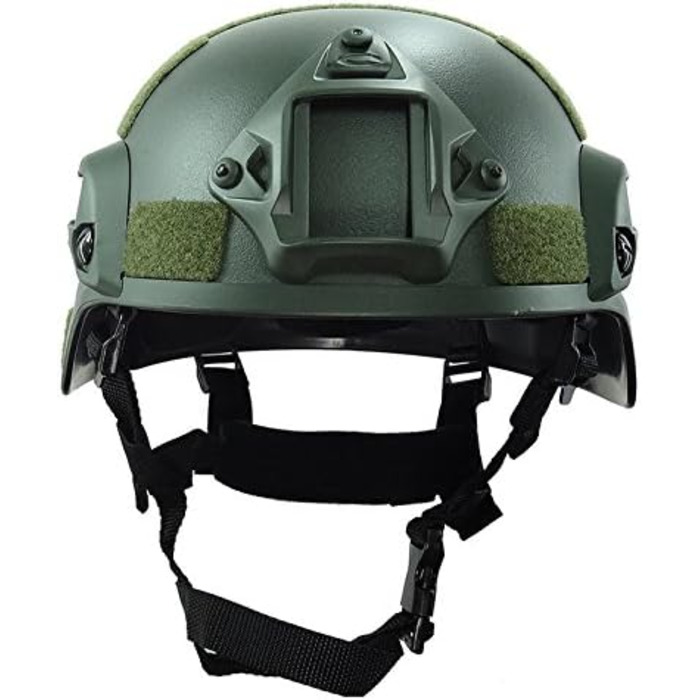 Шолом з бічною рейкою та кріпленням NVG OD, 2000 Style Softair Tactical Combat Army Military Airsoft Paintball