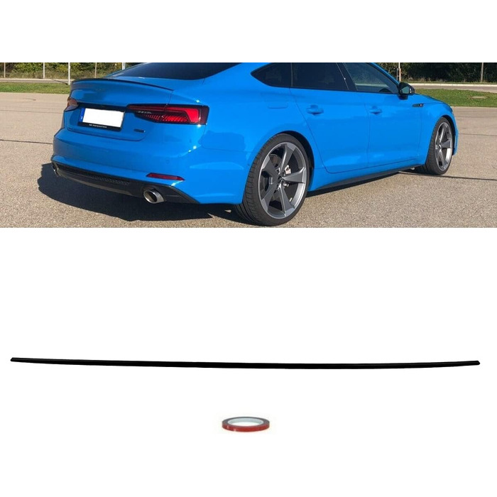 Комплект Sport Rear Spoiler Rear Lip Carbon Look сумісний з Audi A5 B9 Sportback з модельного ряду 2016-2020 також RS DM Autoteile 4328