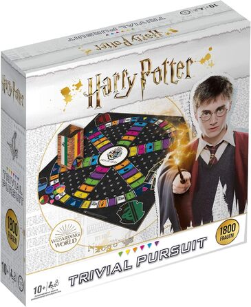 Вікторина Гаррі Поттер TRIVIAL Pursuit XL - з 1800 питаннями про фільми гра в салоні сімейна гра гра на знання