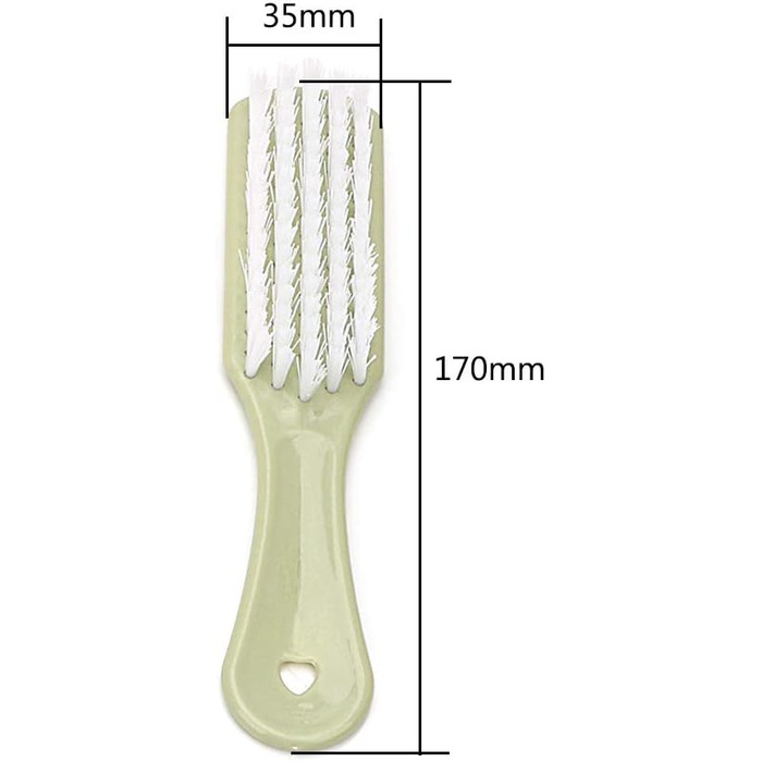 Щітка для взуття Міцна пластикова щетина Кросівки Чистка взуття Щітка для взуття Побутова хімія Багатофункціональний інструмент для прання Щітка для взуття Кінський волос (розмір рожевий)