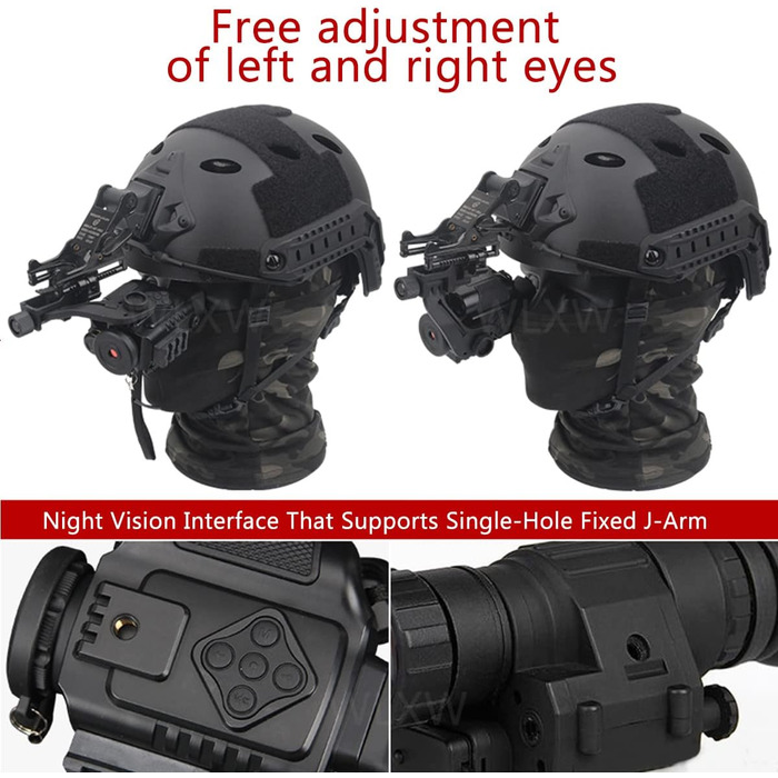 Для приладу нічного бачення PVS-14 PVS-7 J Arm Adapter PVS 14 Mount For Fast M88 Mich Helmet (Black) Ab