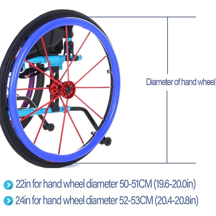 Чохли для коліс інвалідного візка Чохли для повзунків, силіконові захисні чохли для повзунків заднього колеса інвалідного візка, чохли для ручок інвалідного візка, аксесуари для інвалідних візків для дорослих, 1 пара