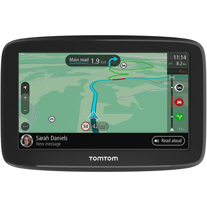 Навігаційний пристрій Tomtom GO Classic (уникнення пробок завдяки Tomtom Traffic, оновлення Європа, оновлення через Wi-Fi) (5 дюймів, комплект з кріпленням на панель приладів)