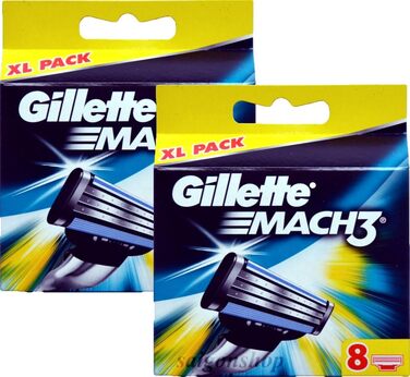 Леза для бритви Gillette MACH3, 16 шт.