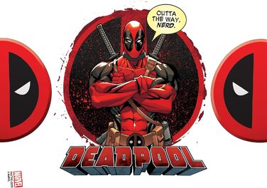 Вакуумна чашка Tervis Marvel Deadpool, Tritan, Nerd, 680 мл 24 унції - Tritan Nerd