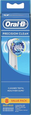 Щітки Braun Oral-B Precision Clean 8 (для всіх обертових зубних щіток фірми Oral-B)