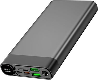 Power Bank 26800mAh, 3 виходи та 3 входи, QC 3.0 22.5W PD 20W, USB-C