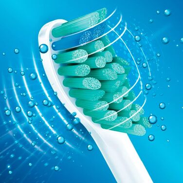 Оригінальні насадки для звукових зубних щіток Philips Sonicare ProResults Standard - 8 упаковок білого кольору (модель HX6018/07) 8 шт. (1 упаковка) 8 шт. Стандартна упаковка