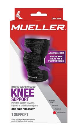 Гібридний наколінник Mueller Mueller Hybrid Wraparound Knee Support, OSFM