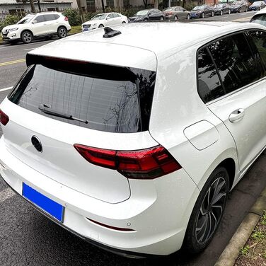 Бічний спойлер заднього скла автомобіля, 2 шт. Автомобільний спойлер заднього скла ABS Автомобільний заднє скло Бічний спойлер крила Зовнішнє обладнання Автомобільний дифузор заднього скла Прикраса сумісна з Golf 8 MK8