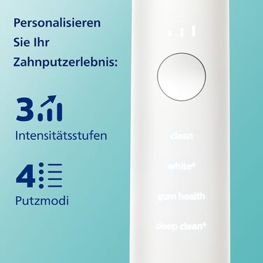 Електрична зубна щітка Philips Sonicare DiamondClean 9000, подвійна упаковка, зубна щітка зі звуковою технологією, включаючи додаток, датчик тиску, 4 режими чищення, 3 рівні інтенсивності, зарядне скло, білий, модель HX9914/62