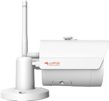 Камера Lupus LE202 WLAN, міні-камера для зовнішнього спостереження, німецький виробник, німецький захист даних, німецька телефонна підтримка, нічне бачення, металевий корпус, вкл. додаток для Android iOS і програмне забезпечення для ПК/MAC, версія 2025