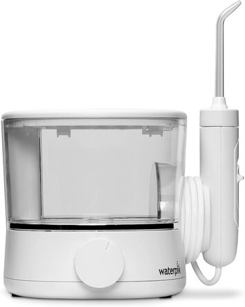 Іригатор для порожнини рота Waterpik ION WF11 (білий), бездротовий, акумуляторний та портативний, з 6 насадками та 1 футляром для зберігання