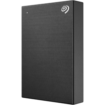 Портативний зовнішній жорсткий диск Seagate One Touch на 5 ТБ, апаратне шифрування з доступом за допомогою пароля, для ПК, ноутбуків і Mac, USB 3.0, чорний, 2 роки гарантії, номер моделі STKZ5000400, чорний тканинний портативний жорсткий диск на 5 ТБ - Бі