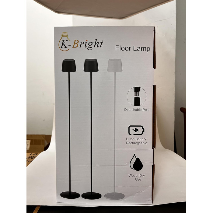 Торшер K-Bright LED, лампа для читання з регулюванням яскравості 4 Вт, сенсорне керування, торшер з металу алюмінію, підходить для додаткового освітлення вітальні, спальні, офісу (антрацит)