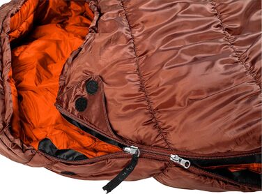 Чоловічий спальний мішок deuter Exosphere -6 umbra-paprika Right Zip Чоловічий спальний мішок із синтетичного волокна Exosphere -6 umbra-paprika Right Zip