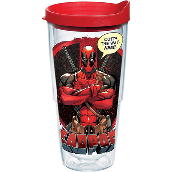 Вакуумна чашка Tervis Marvel Deadpool, Tritan, Nerd, 680 мл 24 унції - Tritan Nerd