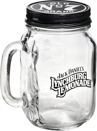 Склянка для лимонаду Jack Daniel's Lynchburg Lemonade з гвинтовою кришкою та ручкою