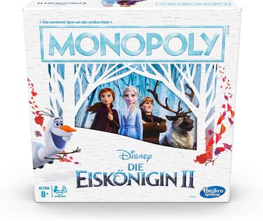 Монополія Hasbro 61106642 Disney The Ice Queen 2, настільна гра для дітей віком від 8 років Німеччина Мульти