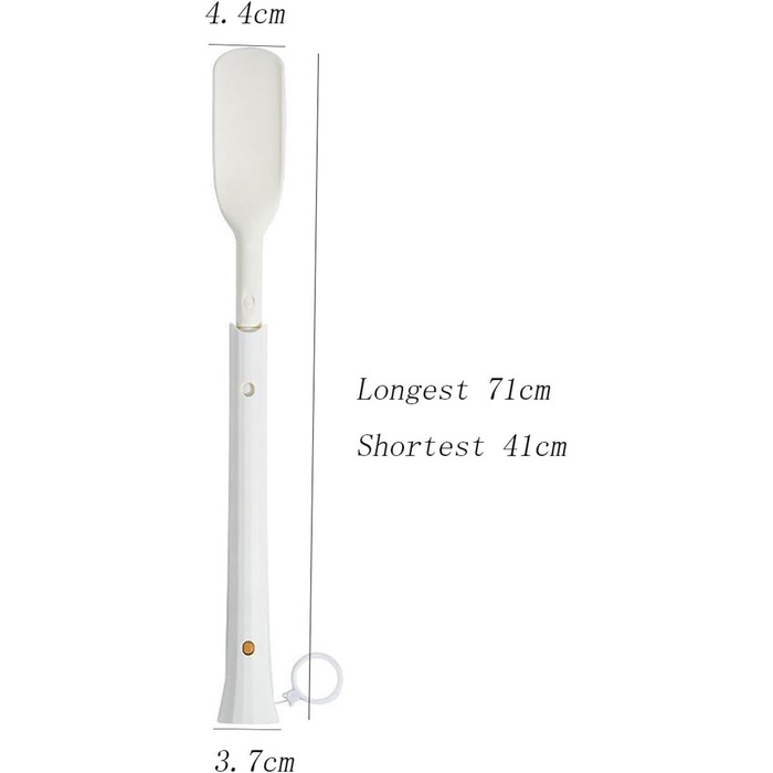 Ріжок для взуття пластиковий, з довгою ручкою, взуттєвий ріжок, телескопічний, регульована довжина, ріжк для взуття, корисний лінивий підйомник для взуття, ріжк для взуття для чоловіків, жінок
