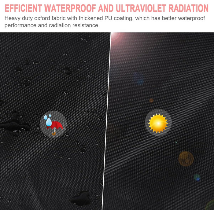 Чохол для лавки 2/3/4 місний, водонепроникний вітрозахисний садовий чохол для лавки захисний чохол для лавки з антиультрафіолетовим покриттям (185x69x65/96см)