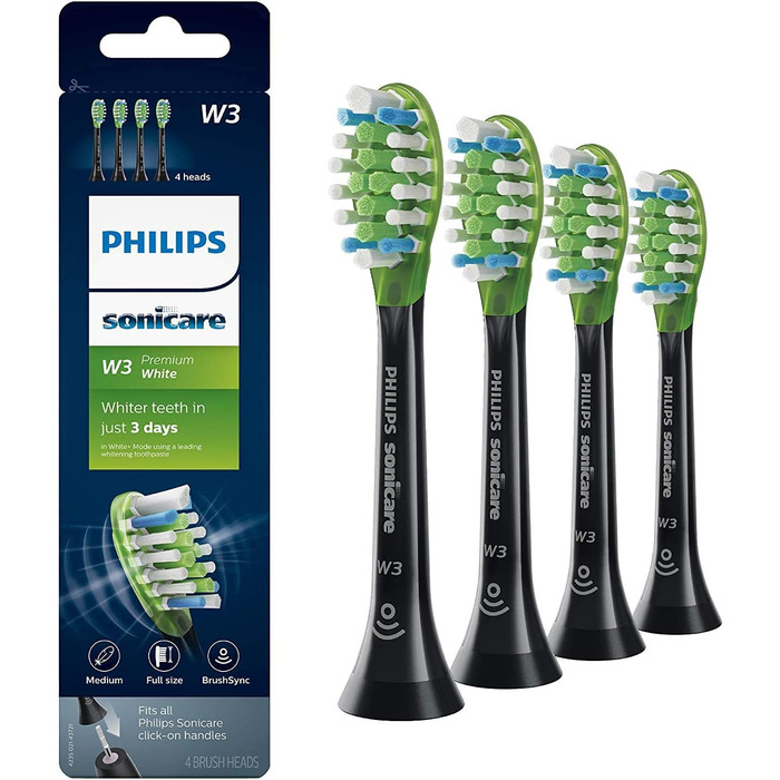 Насадки для щітки Philips Sonicare HX9064/95 4 шт. и Чорний