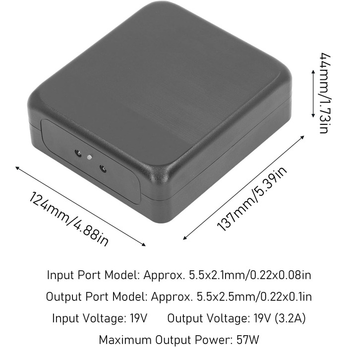 Резервний акумулятор Mini UPS 24000 мАг, автоматичне джерело безперебійного живлення, велика ємність для роутерів, модемів, камер, смартфонів (19 В)