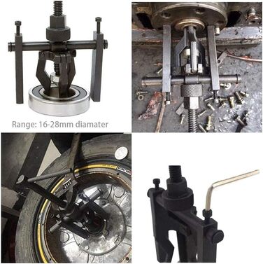 Знімач нижньої каретки 3 важіль Знімач шестерень Внутрішній екстрактор Колісний підшипник Інструмент