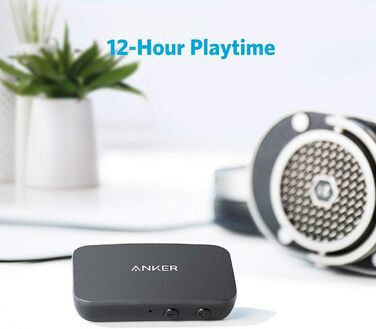 Приймач Anker Soundsync для музики з Bluetooth 5.0, час автономної роботи 12 годин, для автомобіля, дому, навушників і колонок