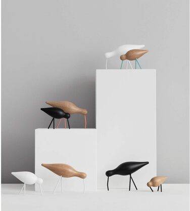 Декоративний птах Normann Copenhagen, дерево, чорний, 22 x 6,5 x 14 см чорний 22 x 6,5 x 14 см