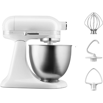 Кухонний комбайн Kitchenaid 5KSM3310XEWH, білий одинарний