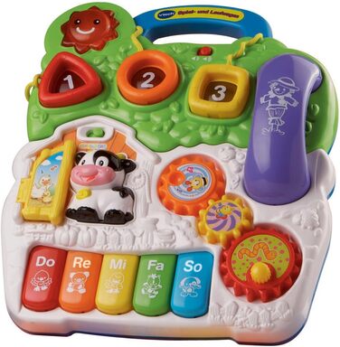 Ігровий стіл Vtech Baby Adventure 12-36 місяців і дитячий візок для ігор і прогулянок ходунки для немовлят з регульованою швидкістю, музикою та знімною ігровою дошкою Для дітей від 12 до 36 місяців Пакувальний набір EasyMail з автошколою