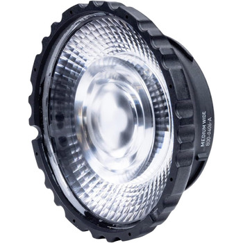 Для Reflex LED Continuous and Flash Light та CLX10 Continuous Light, кут променя 36 Середня широка оптика 36