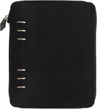 Футляр для запису для ноутбука Filofax A5 Clipbook Classic Black ZIP Ring Binder 145015