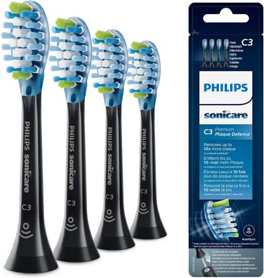 Насадки для звукової зубної щітки Philips Sonicare Original W2 Optimal White Standard і стандартні насадки для зубних щіток Sonicare C3 Premium Plaque Defense (модель HX9044/33)