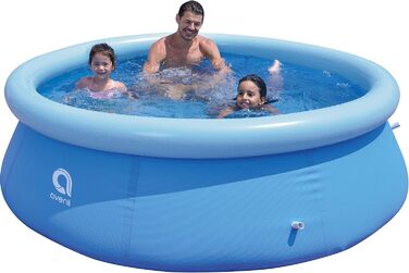 Басейн Avenli 244 x 63 см Family Prompt Set Pool Above Ground Pool Pool Set Blue Garden Pool Круглий плавальний басейн для сімей і дітей