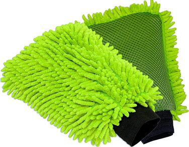 В 1 Microfiber Wash Mitt ідеально підходить для миття автомобіля, тому що дбайливо ставиться до лакофарбового покриття 2 шт. и, 2