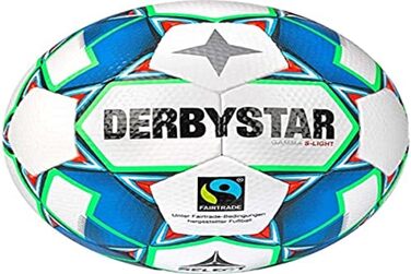 Футбольні м'ячі Derbystar унісекс молодіжні гамма м'ячі 3 білі сині зелені